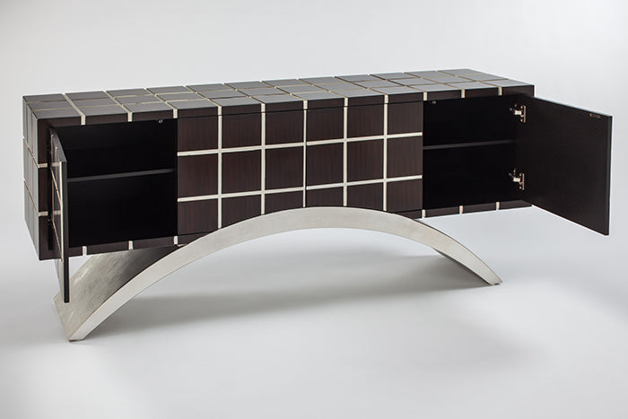 Artmax 2713-S Cabinet – Interior Shelf and Four-Door Storage Ends