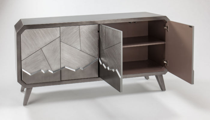 Artmax 2729-S Cabinet – Interior Shelf with Four-Door Storage - right side