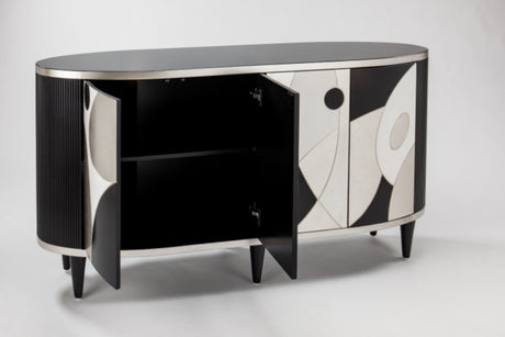Artmax 2730-S Cabinet – Interior Shelf with Four-Door Storage - left