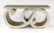 Artmax 4457-D Warm Silverleaf Console Table – Front View