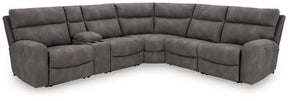 Ashley Slate Next - Gen DuraPella 61003S7 6 - Piece Power Reclining Sectional | Home Elegance USA