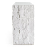 Ashley - Modern Glass + White Fiberglass Buffet - View Image 1