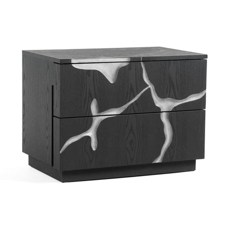 Penelope + Aspen Modern Beige Velvet & Brown Ash Bedroom Set – VIG Furniture - sold by Home Elegance USA