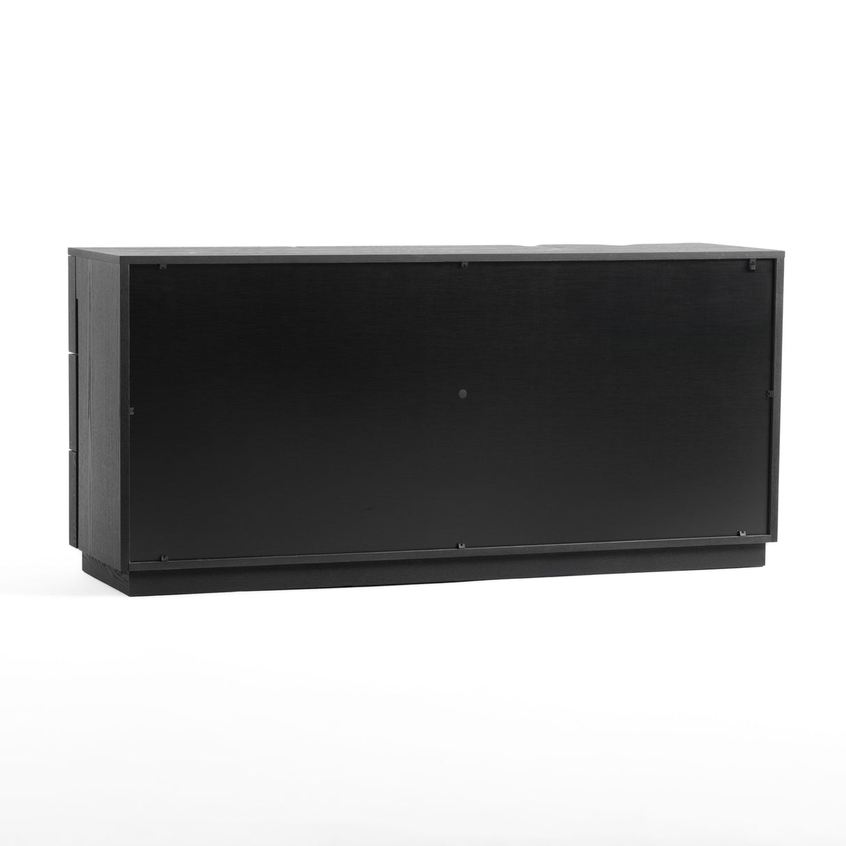 Modrest Aspen - Modern Matte Brown Ash & Silver Dresser