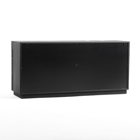 Modrest Aspen - Modern Matte Brown Ash & Silver Dresser