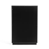 Modrest Aspen - Modern Matte Brown Ash & Silver Chest