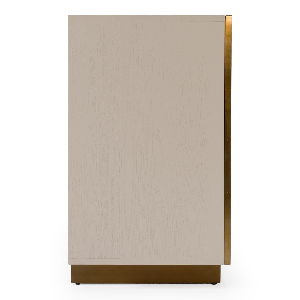 Modrest Auer - Mid-Century Modern Cream Ash + Gold Buffet