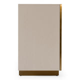 Modrest Auer - Mid-Century Modern Cream Ash + Gold Buffet