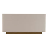 Modrest Auer - Mid-Century Modern Cream Ash + Gold Buffet
