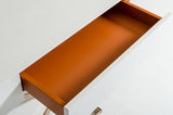 Aversa Modern White Crocodile Console Table & Mirror - View Image 1
