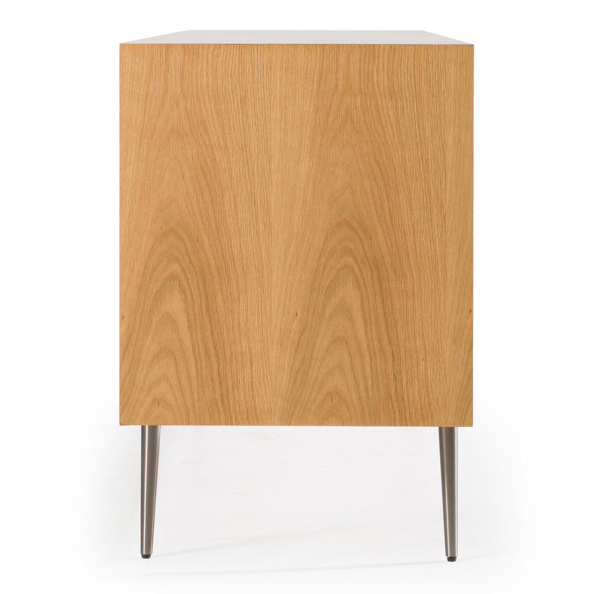 Azteca - Modern White Oak + Black Geometric Pattern Buffet - View Image 1