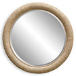 Mariner Round Mirror - Light Brown by Uttermost - View 1