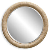 Mariner Round Mirror - Light Brown by Uttermost - View 1