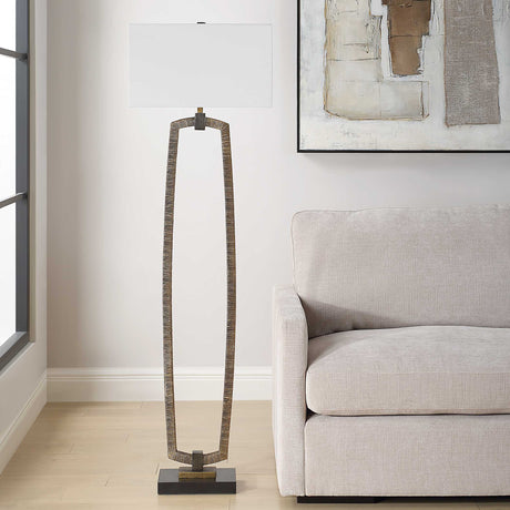 Relic Floor Lamp - Gold by Uttermost - View 3
