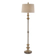 Vetralla Floor Lamp Silver Bronze - Bronze / Beige by Uttermost - View 1