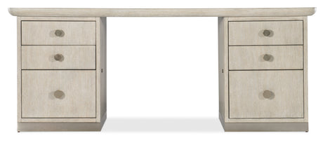 Modern Mood Executive Desk - Beige by Hooker Furniture - View 6