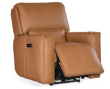 Miles Zero Gravity Power Recliner With Power Headrest - Light Brown by Hooker Furniture - View 4