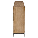 Paltrow Burl 2 Door Cabinet Woodtone - Light Brown by Uttermost - View 4