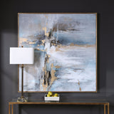 Road Less Traveled Abstract Art - Blue / Yellow by Uttermost - View 8