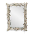 Rooted Reflection Mirror Bleached Teak - Beige by Uttermost - View 1