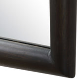 Larkin Dark Wood & Brass Mirror - Dark Brown by Uttermost - View 4