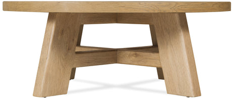 Driftwood Round Coffee Table Buckboard - Light Brown by Hooker Furniture - View 5