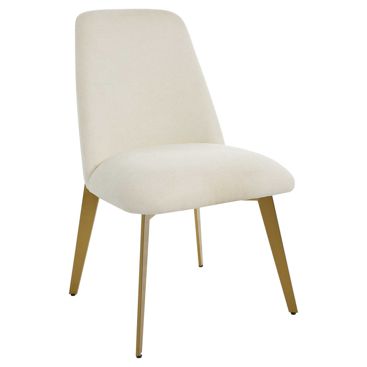 Vantage Fabric Dining Chair - White by Uttermost - View 3