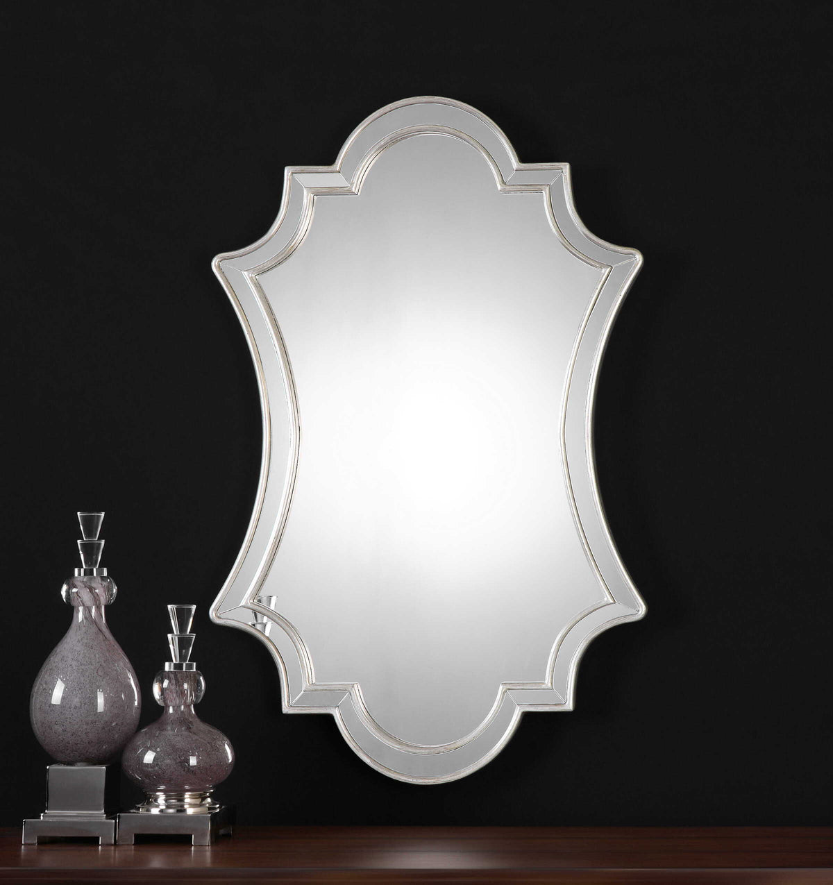 Elara Wall Mirror - Silver by Uttermost - View 4