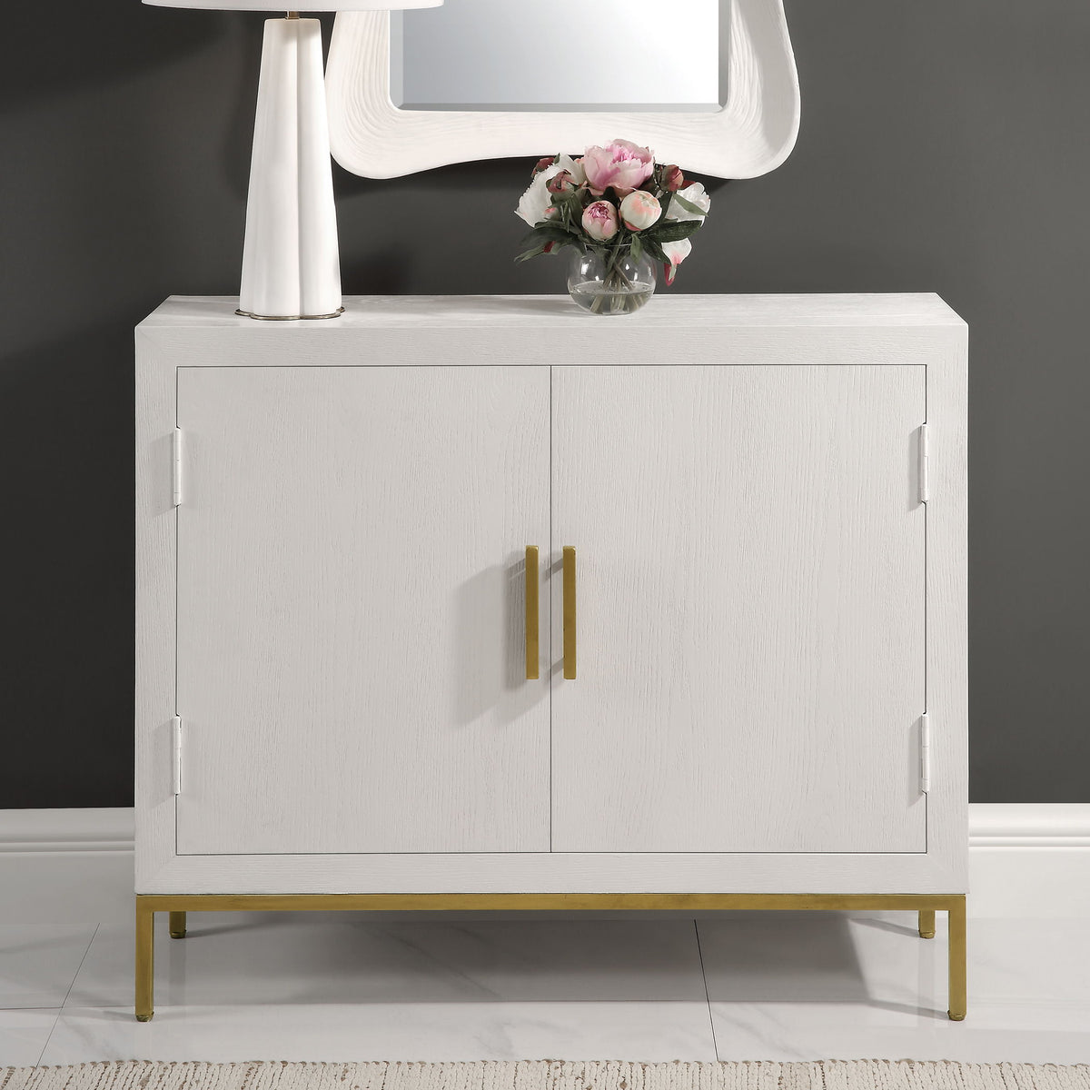Front Range 2 Door Cabinet - White by Uttermost - View 2