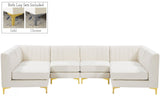 Alina - Modular Sectional 6 Piece - Cream - Fabric - 604Cream - Sec6B - Home Elegance USA - 1