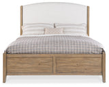 Vineyard Row California King Upholstered Bed Beige / Light Brown - Light Brown / Beige by Hooker Furniture - View 3