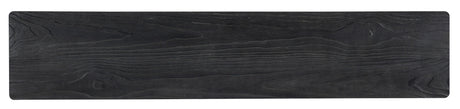 Chapman Shou Sugi Ban Console Table - Black by Hooker Furniture - View 3