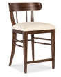 Archives Counter Stool - Dark Brown / Beige by Hooker Furniture - View 1