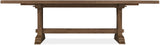 Driftwood Rectangular Dining Table With Two Leaves Medium Wood - Dark Brown by Hooker Furniture - View 4