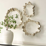Ripple Effect Wall Art (Set of 3) - Silver by Uttermost - View 4