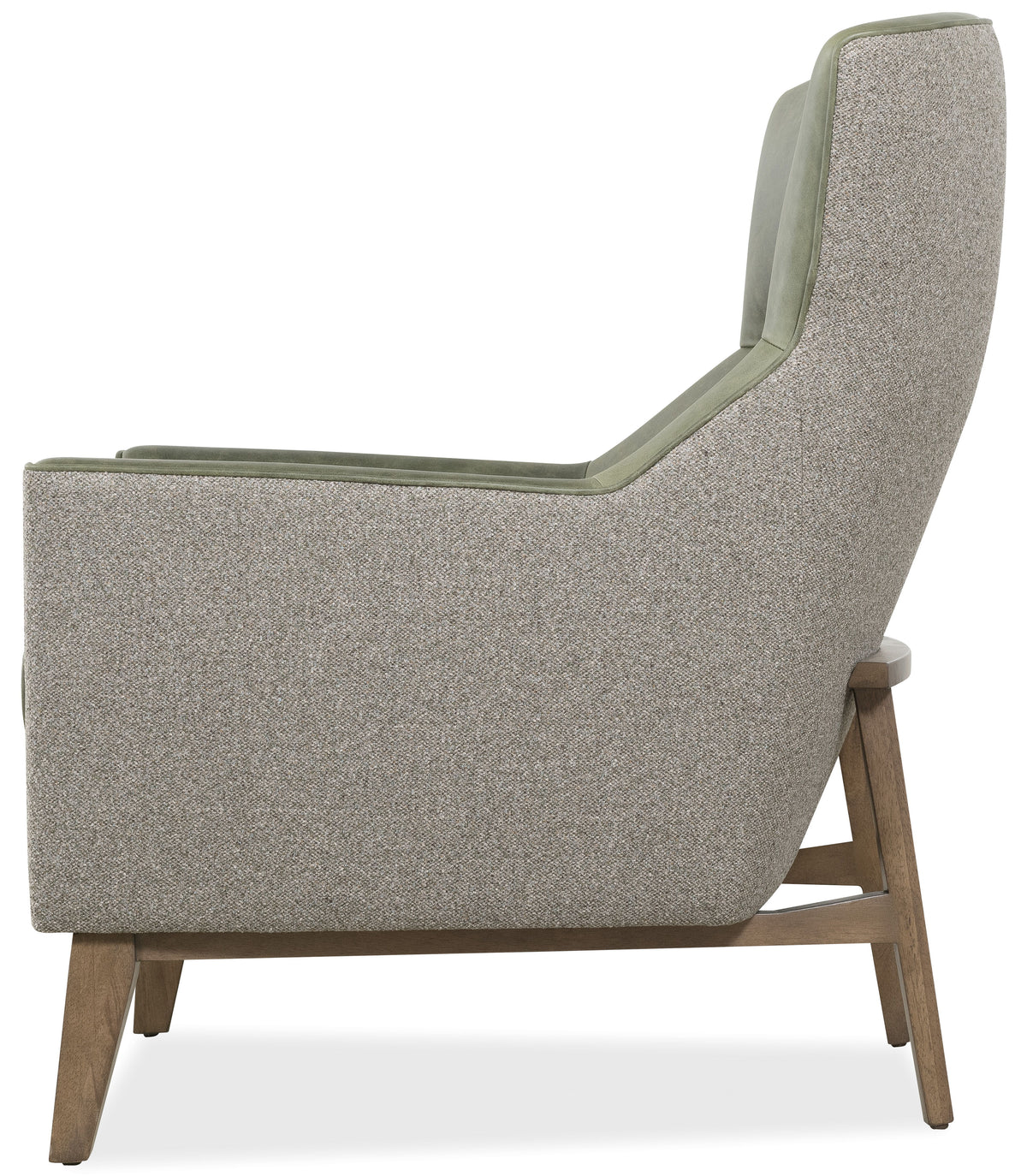 Camille Chair - Dark Green / Gray by Hooker Furniture - View 4