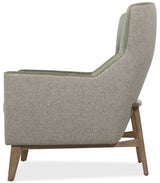 Camille Chair - Dark Green / Gray by Hooker Furniture - View 4