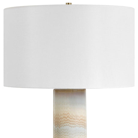 Armitage Textured Table Lamp Blue / Brown / Gray / White - Light Blue / White by Uttermost - View 6