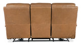 Somers Sofa With Power Recline & Power Headrest - Light Brown by Hooker Furniture - View 3