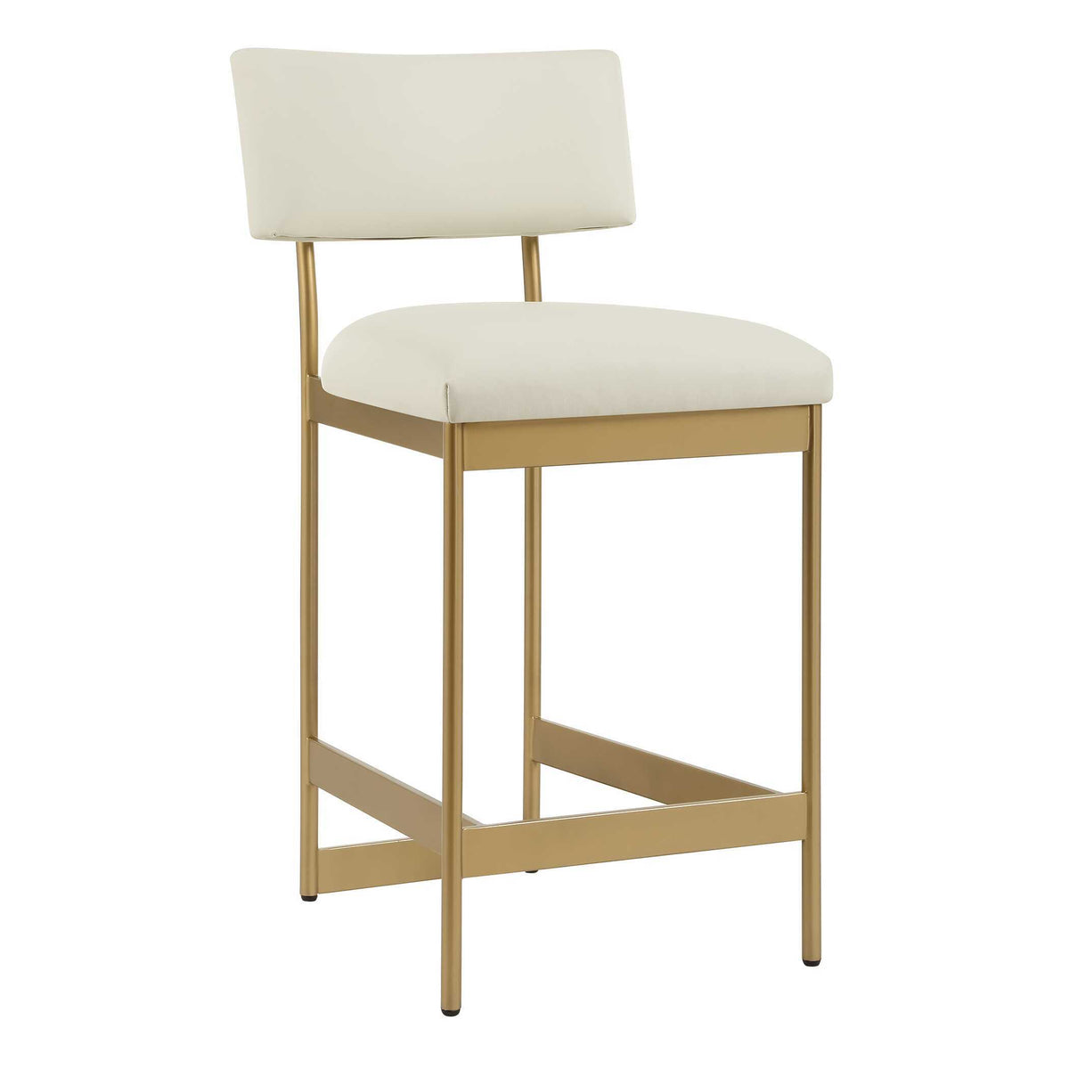 Apsley Counter Stool - Gold / White by Uttermost - View 4