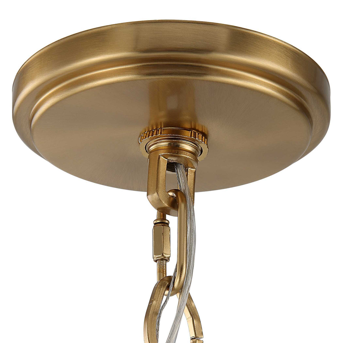 Lautoka Rattan 8 Light Chandelier - Light Brown by Uttermost - View 9