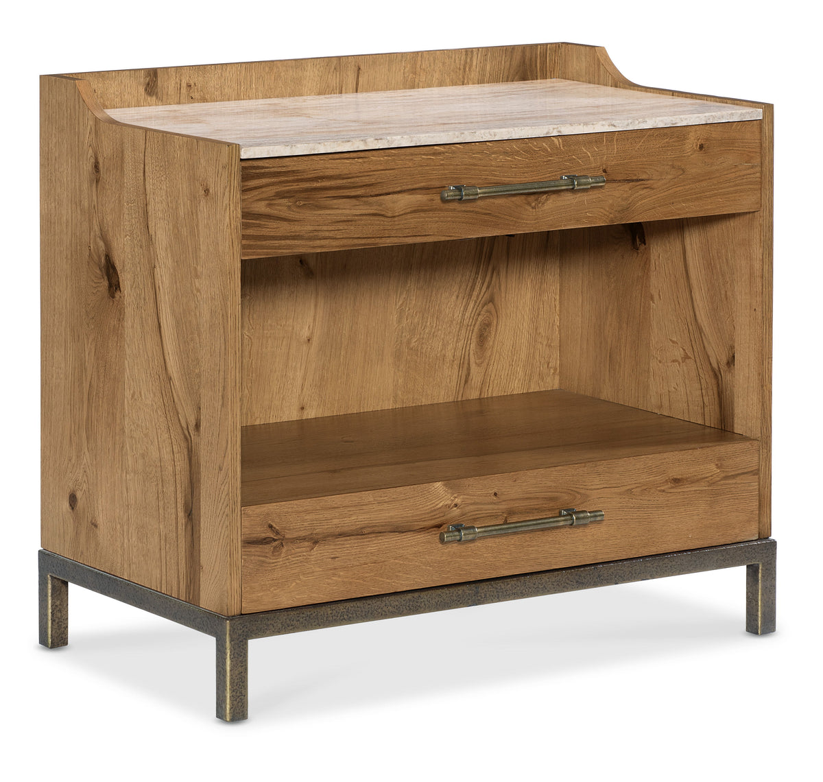 Cashiers Open Nightstand Almond - Light Brown by Hooker Furniture - View 1