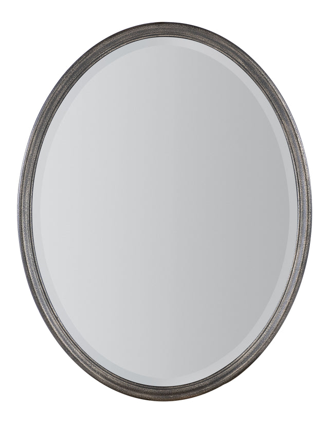 Americana Oval Mirror - Dark Gray by Hooker Furniture - View 1