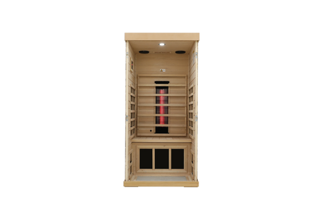 Mini Hemlock Home Low EMF Far Infrared Sauna - sold by Home Elegance USA
