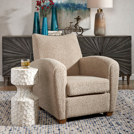 Teddy Accent Chair Latte - Beige by Uttermost - View 2