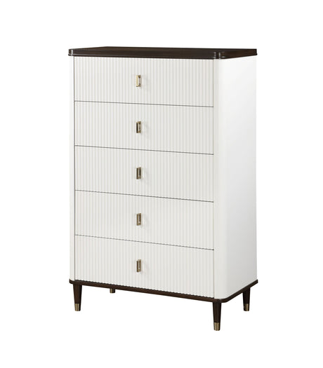 Carena 5Pcs Bedroom Set (E.King, dresser, chest, mirror, nightstand) - sold by Home Elegance USA