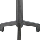 Ivor Cast Iron Floor Lamp Dark Gray - Black / Beige by Uttermost - View 6