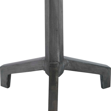 Ivor Cast Iron Floor Lamp Dark Gray - Black / Beige by Uttermost - View 6