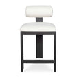 Bolster Back Outdoor Counter Stool - White by Uttermost - View 1