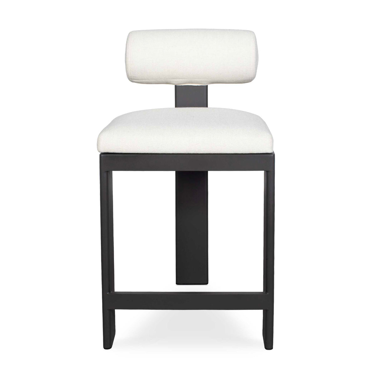 Bolster Back Outdoor Counter Stool - White by Uttermost - View 1